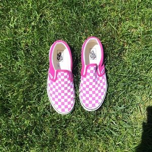 Dark Pink Vans